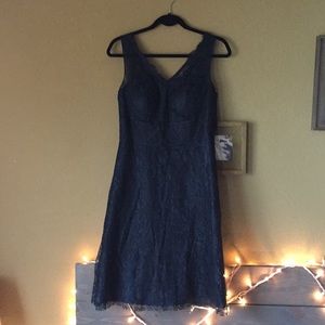 Azazie Julianne Navy